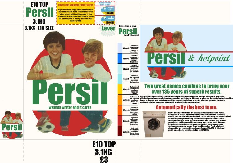 Persil Washing Powder example work
